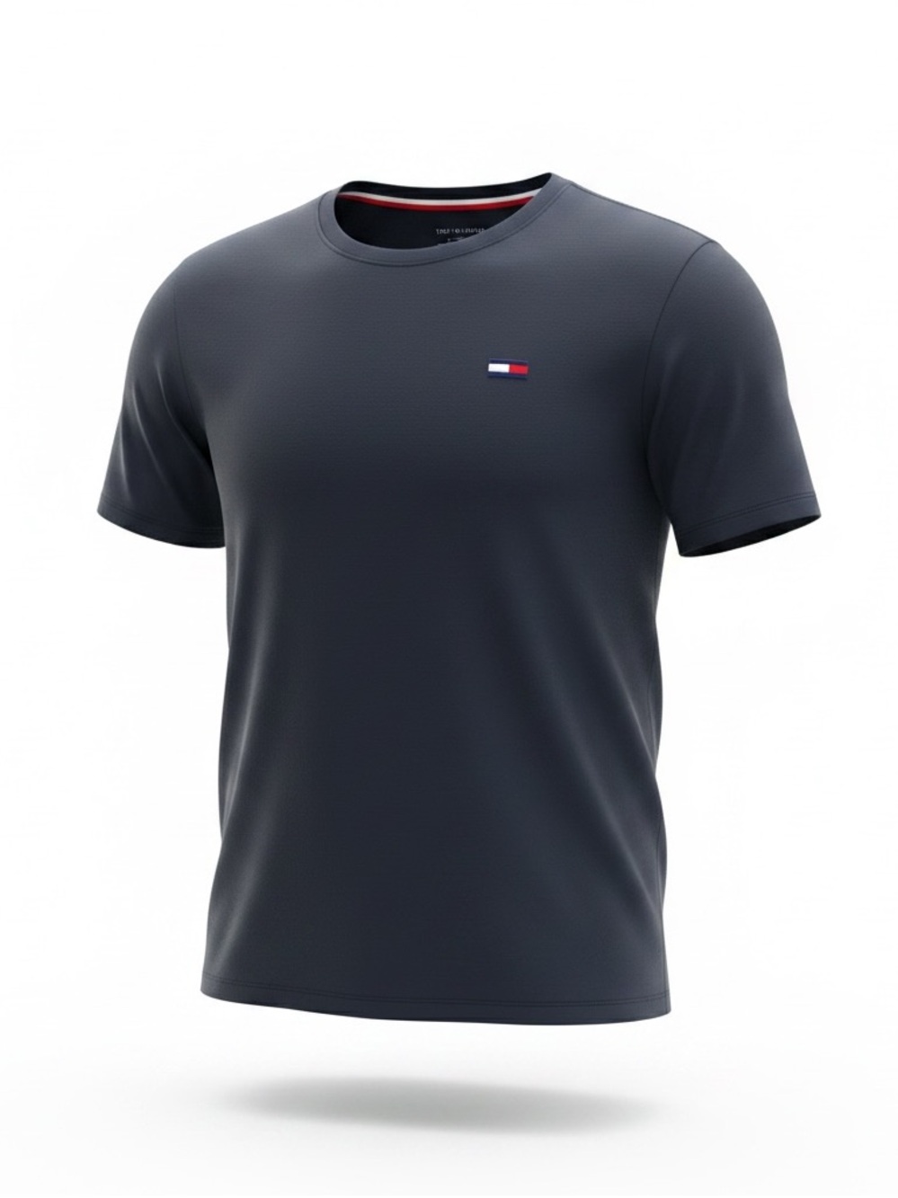 Tommy Hilfiger Tommy‎ Jeans Badge Heart T-Shirt Men's 2XL Dark Blue Logo Tee